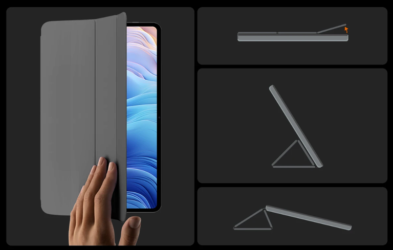 Etui ochronne do tabletu Teclast T65 pro 13,4-cala szaroniebieskie (6)