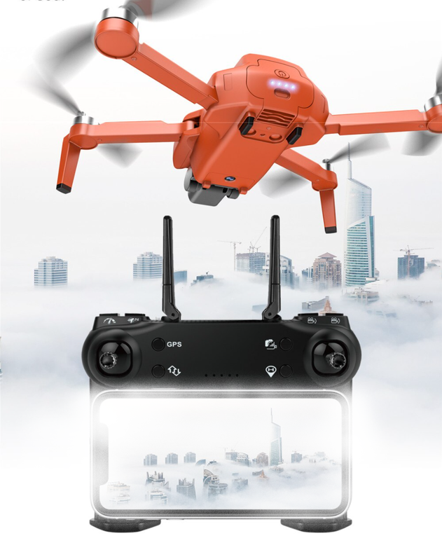 Dron SG108 ORANGE FullHD GPS dwie kamery aplikacja WiFi (8)