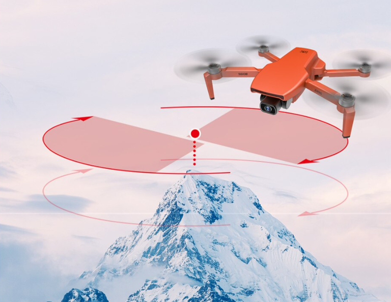 Dron SG108 ORANGE FullHD GPS dwie kamery aplikacja WiFi (9)